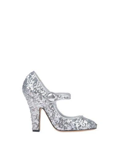 Shop Dolce & Gabbana Pump In Silver