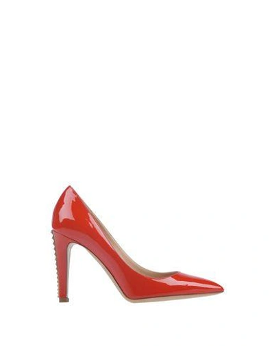 Shop Valentino Pumps In Red