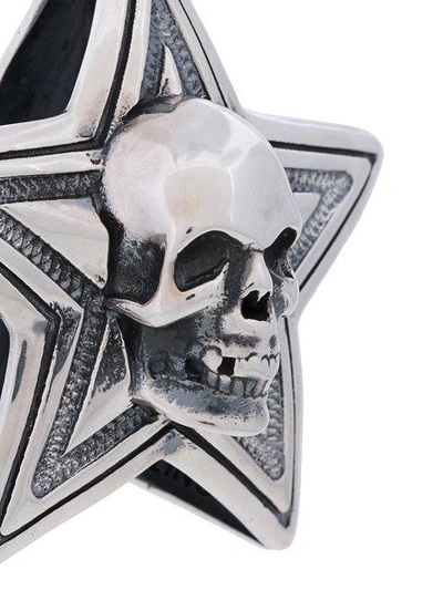 Shop Cody Sanderson Double Face Skull Star Pendant - Metallic