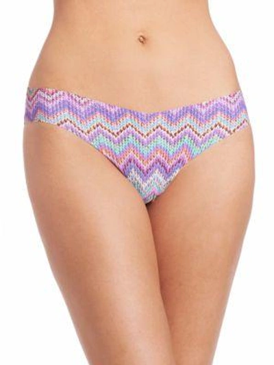 Shop Commando Printed Thong In Bouquet