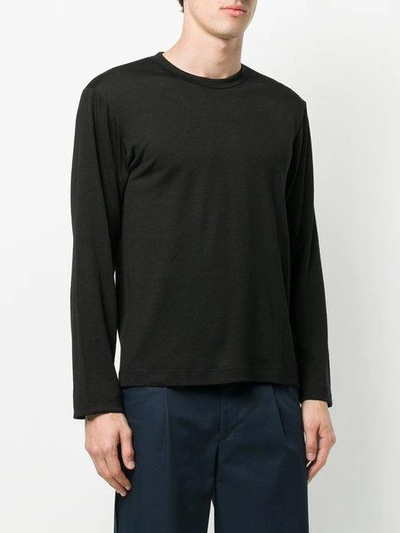 Shop Comme Des Garçons Shirt Classic Fitted Sweater - Black