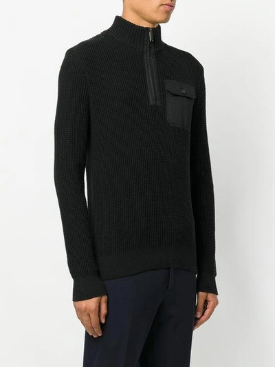 Shop Michael Kors Zipped Collar Sweater