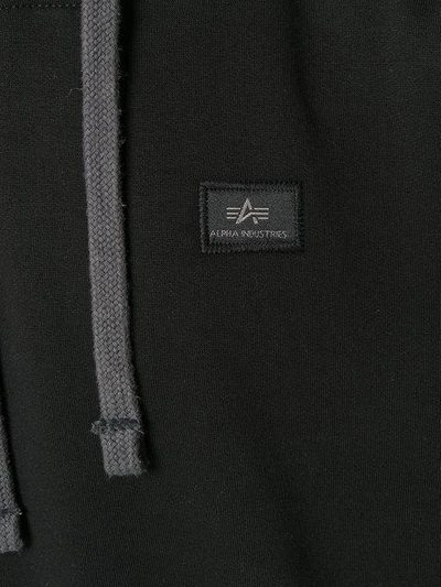 Shop Alpha Industries Pocket Detail Hoodie