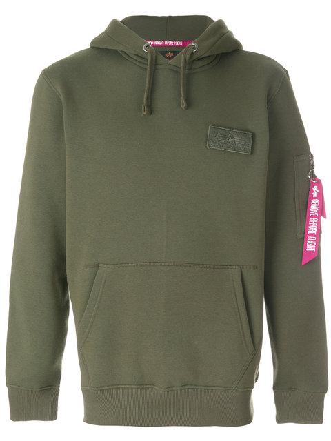 alpha industries hoodie green