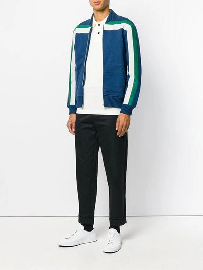 Shop Fred Perry Raf Simons X  Sweat Bomber Jacket