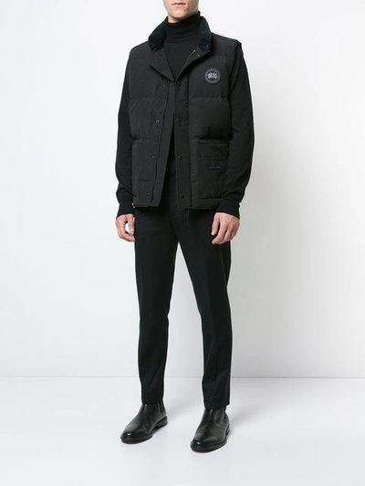 Shop Canada Goose Logo Badge Gilet