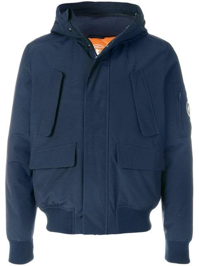 Shop Save The Duck Fitted Hooded Jacket