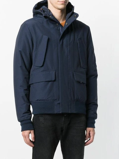 Shop Save The Duck Fitted Hooded Jacket
