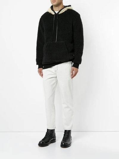 Shop 3.1 Phillip Lim / フィリップ リム 3.1 Phillip Lim Contrast Stitch Straight Jeans - White