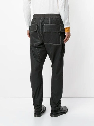 Shop Rick Owens Drkshdw Multi-pocket Drop Crotch Trousers - Grey