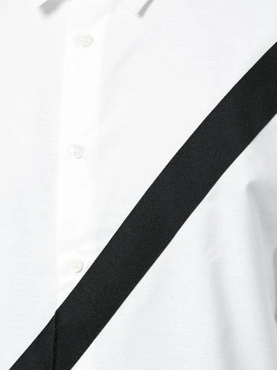 Shop Public School Striped Panel Shirt