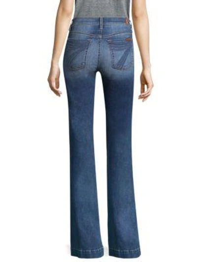 Shop 7 For All Mankind Dojo Original Trouser Jeans In Blue