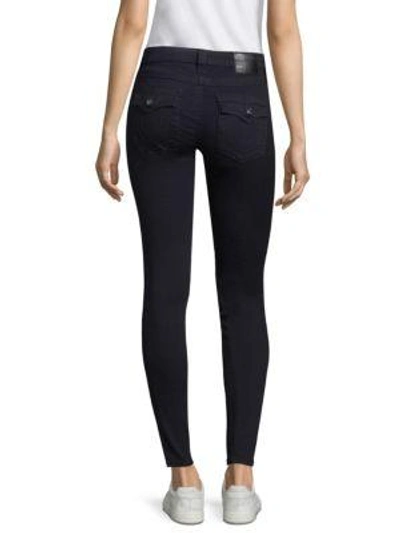 Shop True Religion Casey Low Rise Super Skinny In Indigo