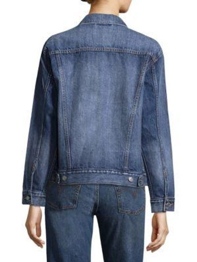 Shop Levi's Cotton Denim Jacket In Groovemark