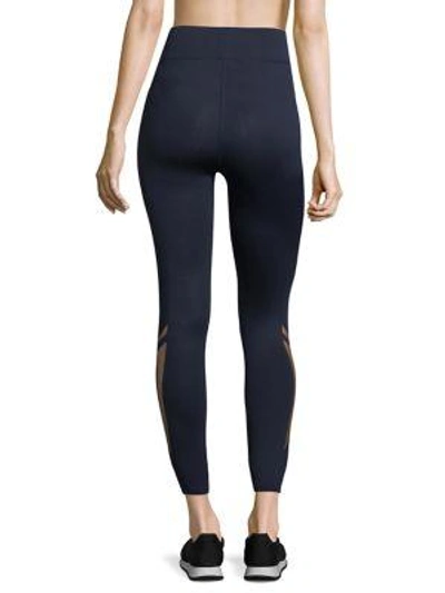 Shop Heroine Sport Flex Leggings In Navy