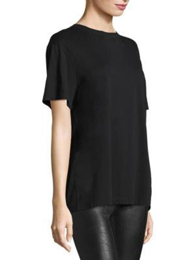 Shop Helmut Lang Archive Jersey Cotton Tee In Black