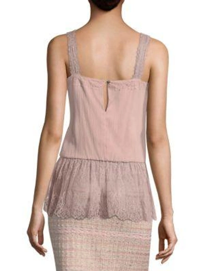 Shop St John Silk Camisole In Powder Pink