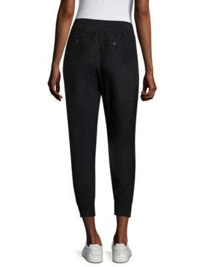 Shop Atm Anthony Thomas Melillo Pull-on Silk Pants In Black