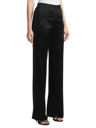 Shop Jonathan Simkhai Combo Stitch Pants In Black