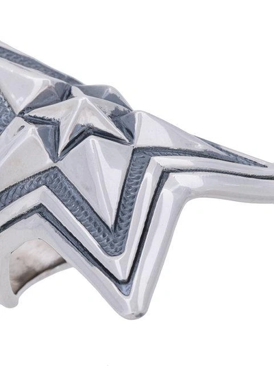 Shop Cody Sanderson Extra Large Depp Star Ring In Metallic