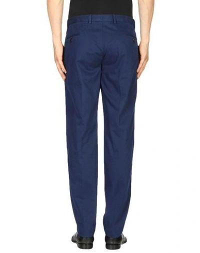Shop Gucci Casual Pants In Dark Blue
