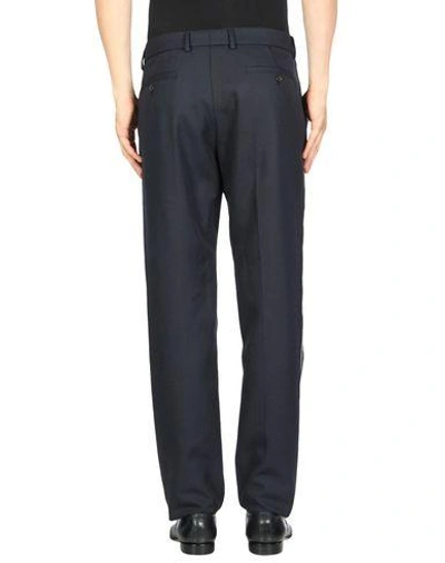 Shop Gucci Casual Pants In Dark Blue