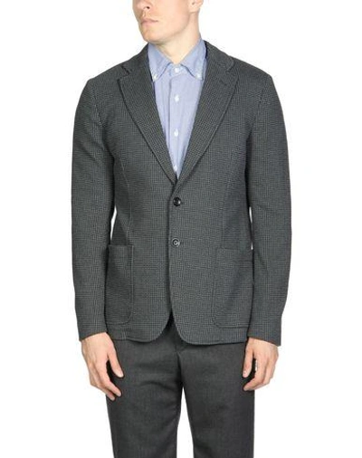 Shop Armani Collezioni Blazer In Grey