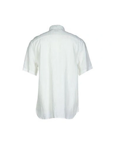 Shop Club Monaco Linen Shirt In White