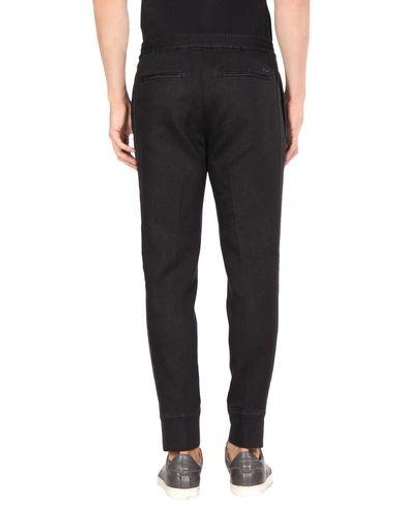 Shop Emporio Armani Casual Pants In Black