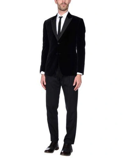 Shop Versace Blazer In Black