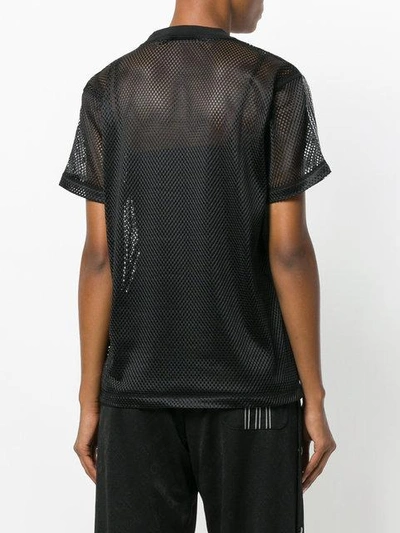 Shop Adidas Originals By Alexander Wang Mesh Logo Patch T-shirt