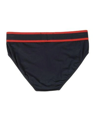 Shop Emporio Armani Brief In Dark Blue