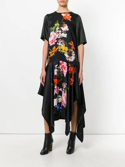 Preen By Thornton Bregazzi Asymmetric Floral-print Dress