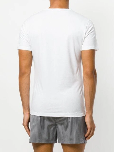 Shop La Perla Challenge Crew Neck T-shirt  In White