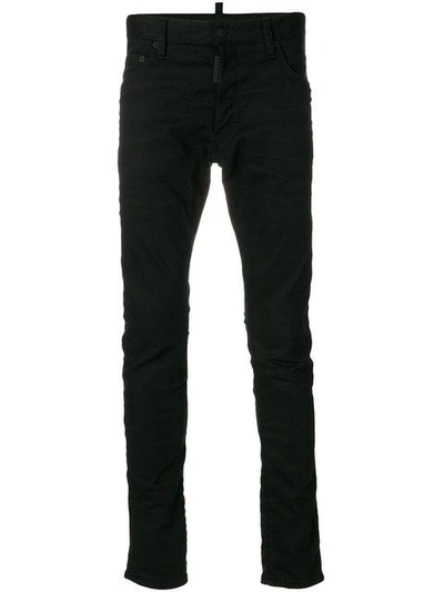 Shop Dsquared2 Ski Skinny Fit Jeans In Black