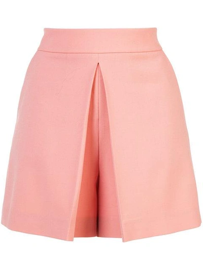 Shop Alexander Wang Pleat Front Shorts