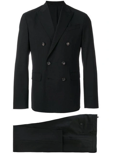 Shop Dsquared2 Napoli Double-breasted Suit - Black