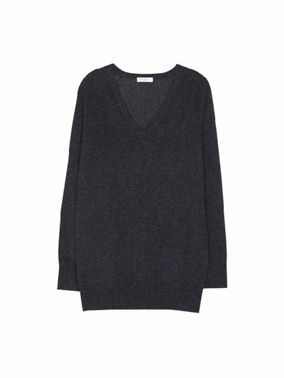 Shop Equipment Asher Cashmere V-neck In Charcoal Heather Grey