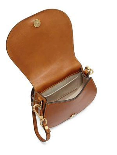 Shop Chloé Nile Leather Shoulder Bag In Caramel