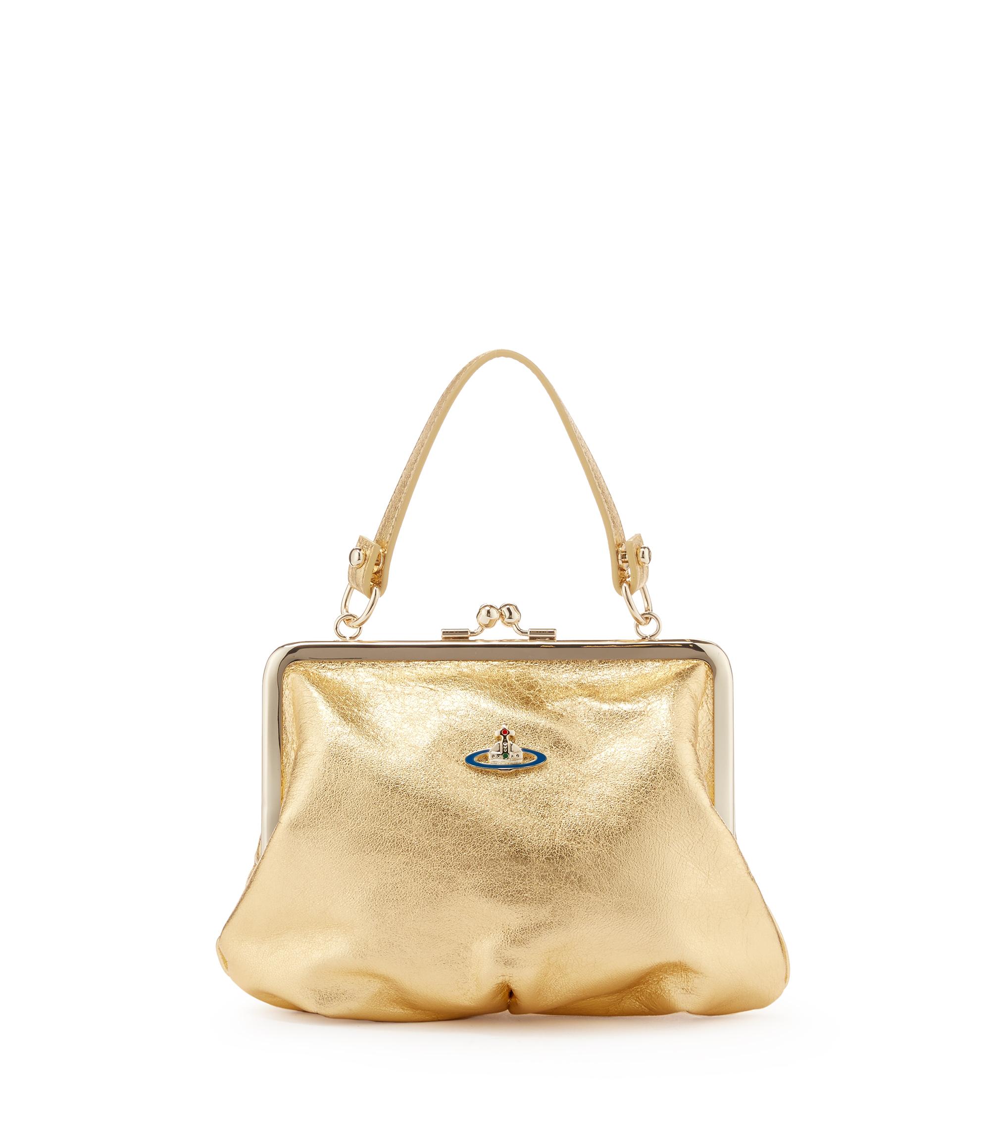 gold vivienne westwood bag