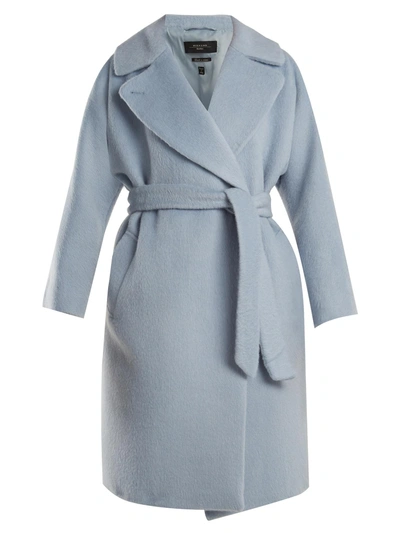 Weekend Max Mara Saletta Coat In Light Blue | ModeSens