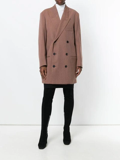 Lemaire Boxy Double-breasted Coat | ModeSens