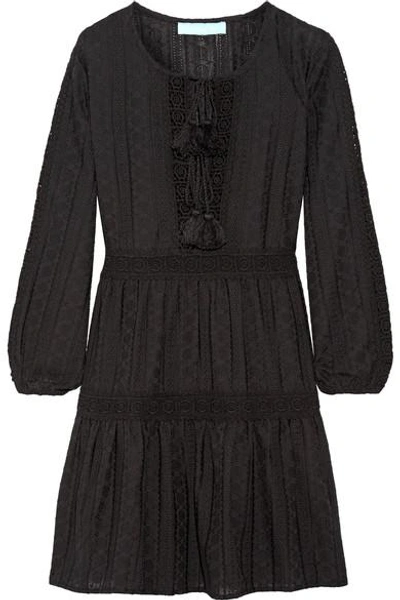 Shop Melissa Odabash Reid Crocheted Cotton Coverup In Black