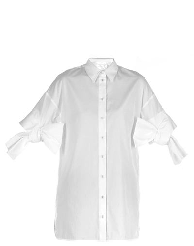 Shop Victoria Victoria Beckham Cotton Shirt In White
