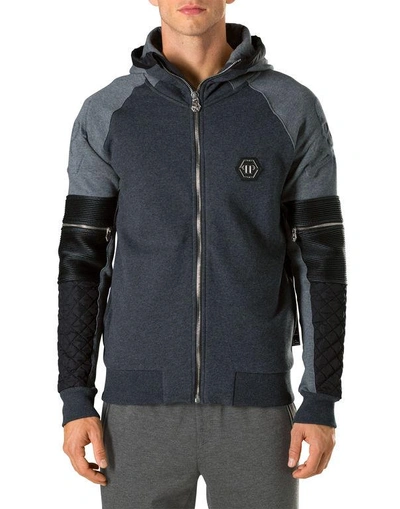 Shop Philipp Plein Hoodie Sweatjacket "easy"