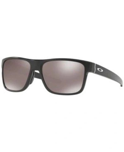 Shop Oakley Polarized Crossrange Prizm Sunglasses, Oo9361 In Black Matte/black Polar
