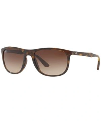 Shop Ray Ban Ray-ban Sunglasses, Rb4291 In Brown/brown Gradient