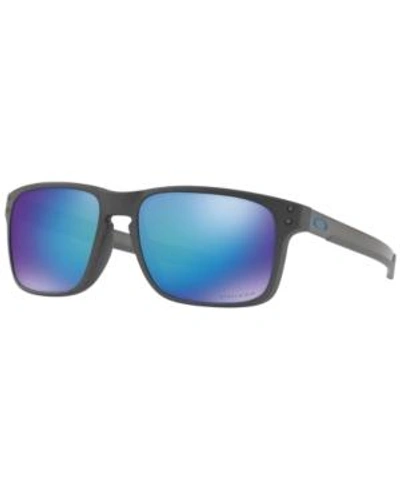 Shop Oakley Holbrook Mix Polarized Sunglasses, Oo9384 In Grey/red Prizm Polar