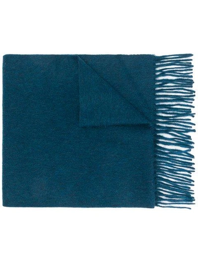 Shop N•peal Woven Scarf In Blue