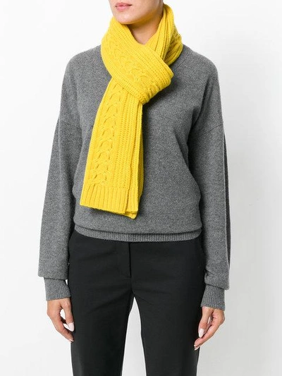Shop N•peal Wide Cable Knit Scarf